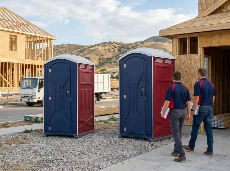 Construction Site Portable Toilet Rental in Salt Lake City, UT